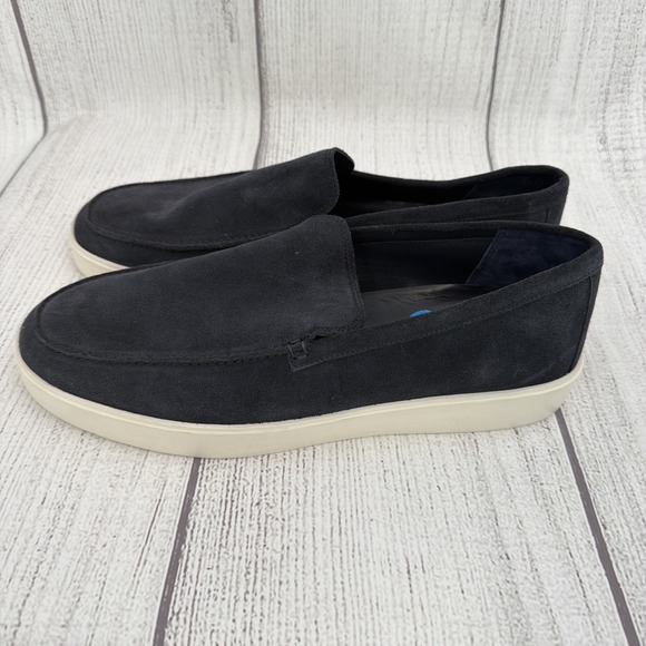 Vince Loafers Mens 11.5 Blue Suede Sonoma Moc-Toe Slip-On Shoes Boat Casual City main image 7